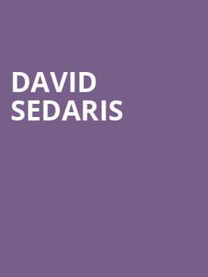 David Sedaris, Germantown Performing Arts Centre, Memphis