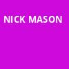 Nick Mason, Cannon Center For The Performing Arts, Memphis