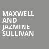 Maxwell and Jazmine Sullivan, Fedex Forum, Memphis